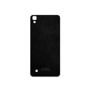 MAHOOT Black-Chamois-Leather Cover Sticker for LG X Power