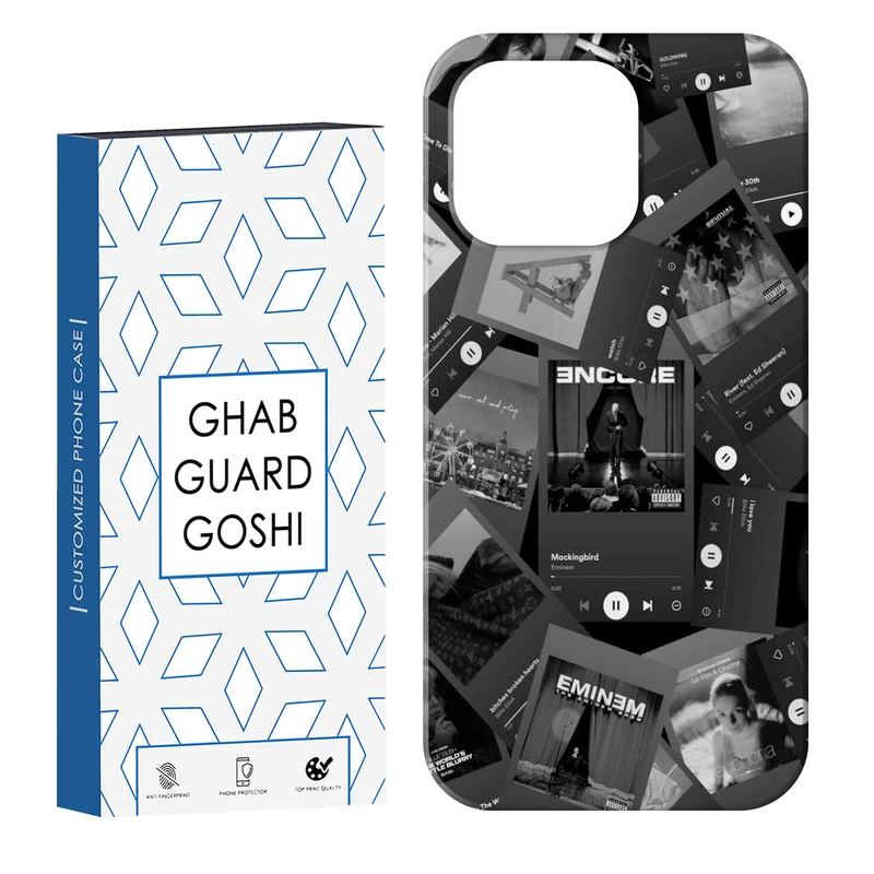 کاور قاب گارد گوشی طرح موزیک کد Dimo-265 مناسب برای گوشی موبایل اپل IPHONE 16 PRO   