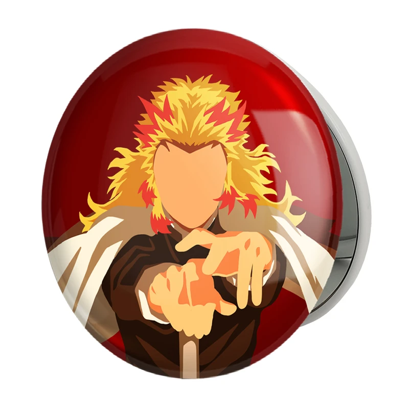 آینه جیبی خندالو طرح کیوجورو رنگوکو انیمه شیطان کش مدل تاشو کد 27034 