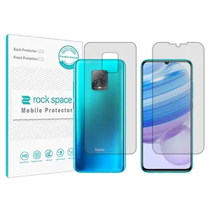 Rockspace transparent screen protector HyGEL model suitable for Xiaomi Redmi 10X Pro 5G mobile phone with back protector