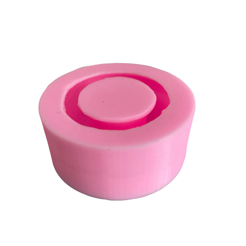 قالب شمع مدل  دونات توت فرنگی