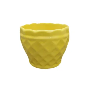 گلدان سرامیکی مدل صدفی کد b77