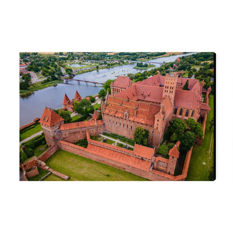 تابلو شاسی عرش طرح گردشگری لهستان مدل قلعه مالبورک کد As5867