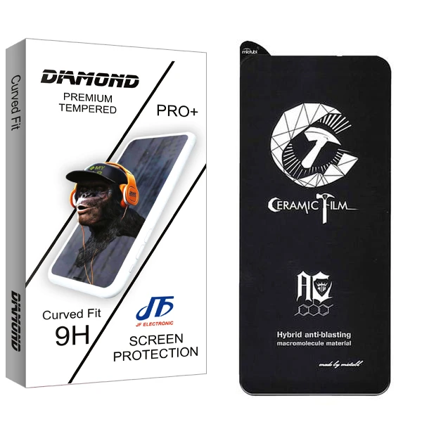 محافظ صفحه نمایش سرامیکی جی اف مدل Diamond CrFilm مناسب برای گوشی موبایل شیائومی Redmi Note 12 5G