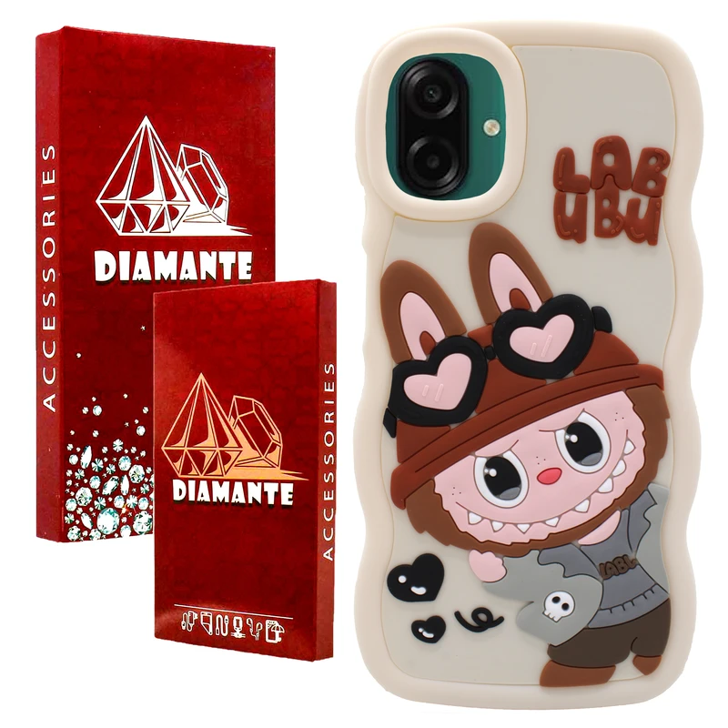 کاور دیامانته مدل Cream Rd مناسب برای گوشی موبایل سامسونگ Galaxy A07