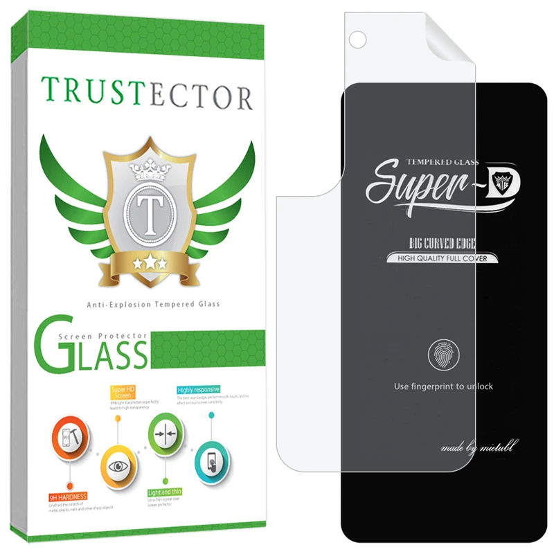 محافظ صفحه نمایش تراستکتور مدل SUNT مناسب برای گوشی موبایل سامسونگ Galaxy S21 5G به همراه محافظ پشت گوشی