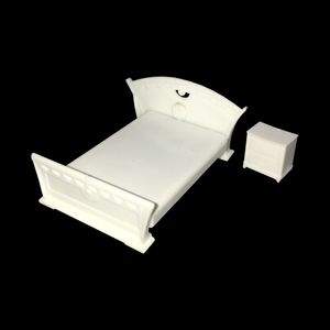 ابزار ماکت سازی مدل ست تختخواب راک مجموعه 2 عددی