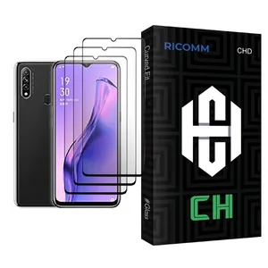 Ricomm CH Glass MIX003 Screen Protector For Oppo A8 Pack Of 3