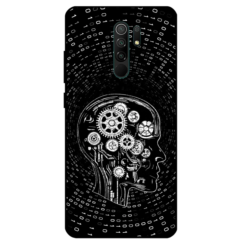 کاور مگافون طرح ربات انسانی مدل 7428 مناسب برای گوشی موبایل شیائومی Redmi 9