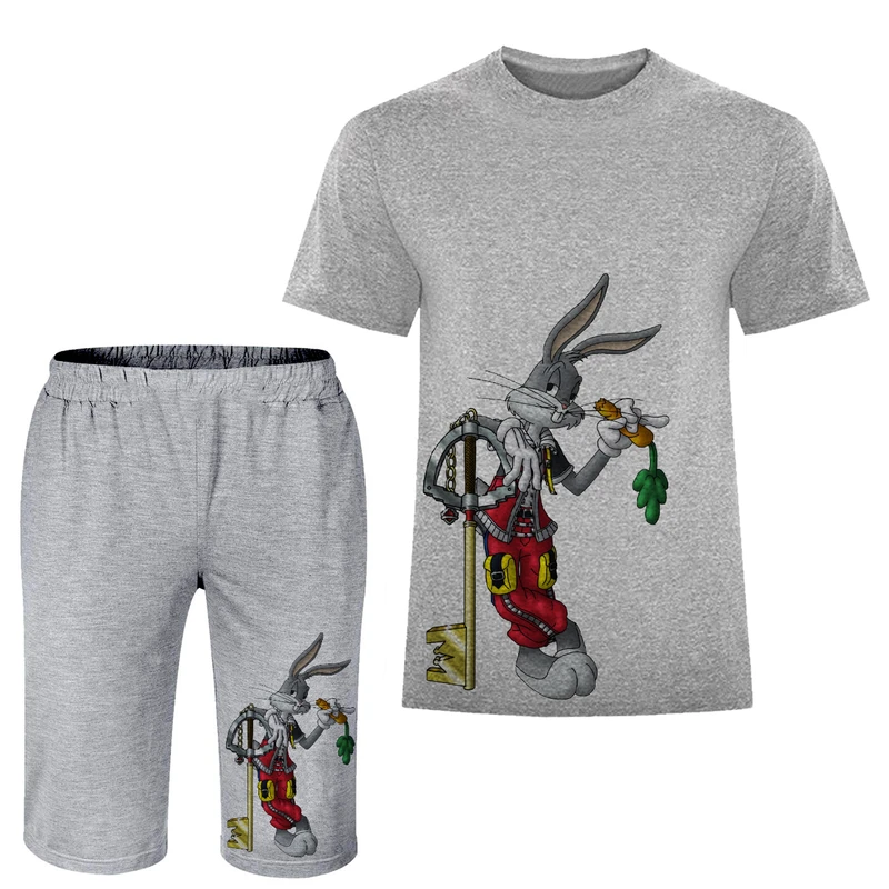 ست تی شرت و شلوارک مردانه مدل خرگوش A69