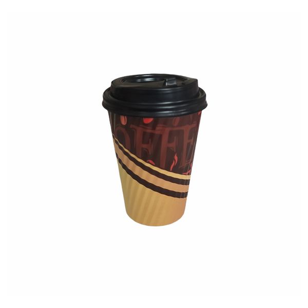 لیوان یکبار مصرف مدل Coffee Hot دو جداره بسته 30 عددی