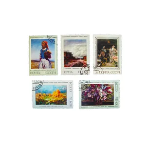 تمبر یادگاری طرح تابلو نقاشی مدل CCCP مجموعه 5 عددی