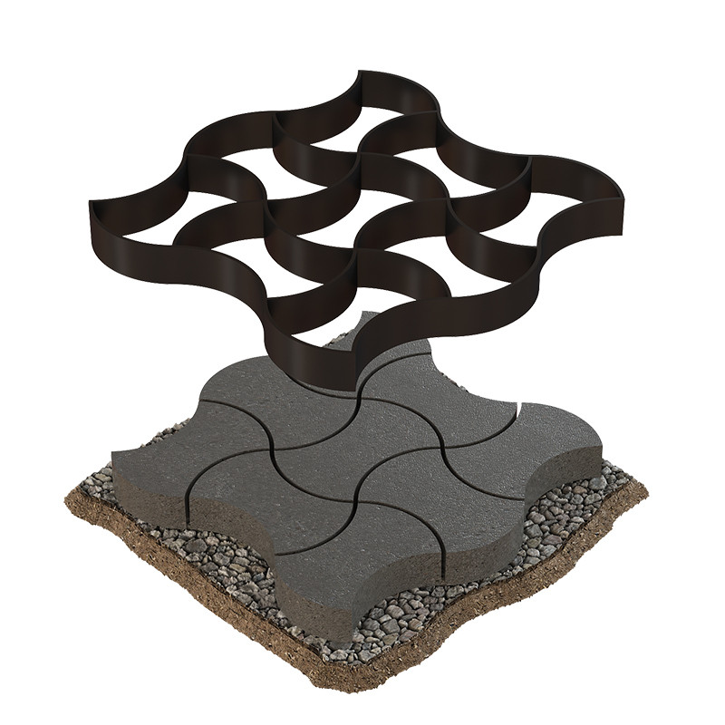 قالب سنگفرش بتن پلاست کد X110