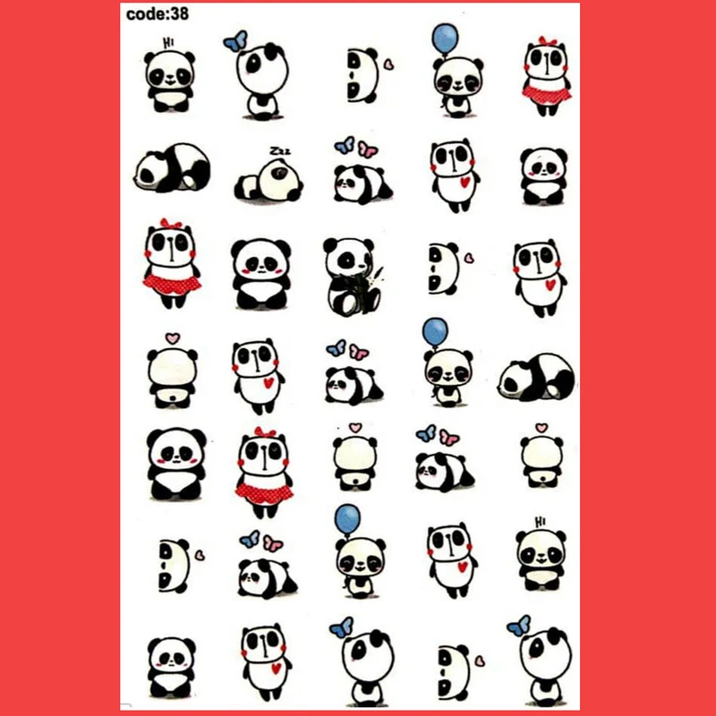 استیکر طراحی ناخن مدل c34