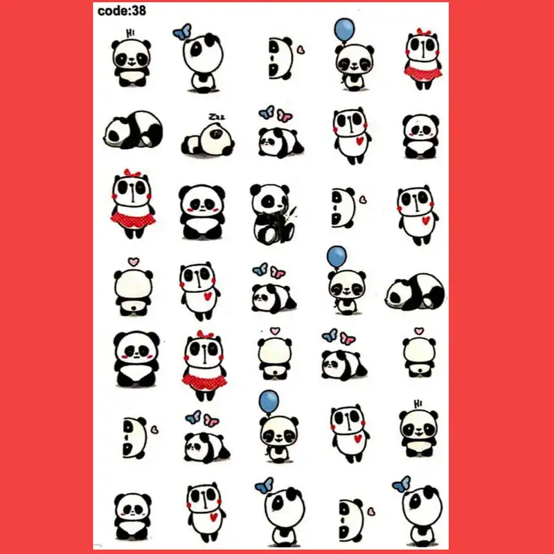 استیکر طراحی ناخن مدل C34