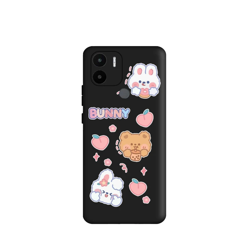 کاور قاب گارد طرح  خرگوش و هلو کد  FF2982 مناسب برای گوشی موبایل  شیائومی Redmi A1 plus / A2 plus