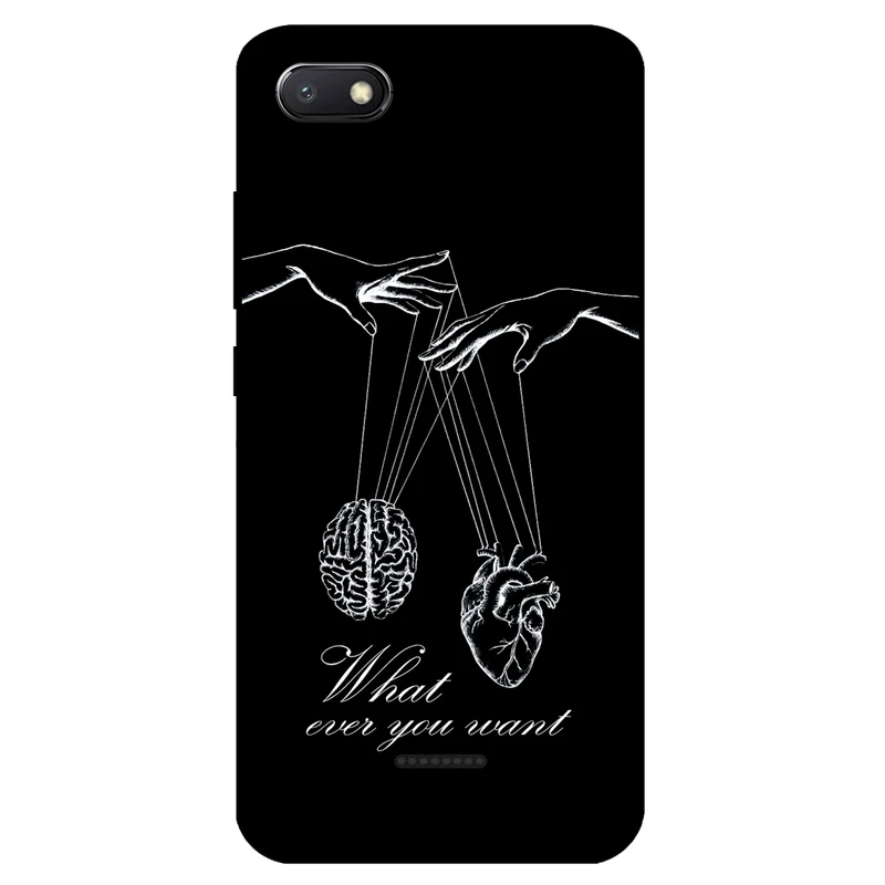 کاور مگافون طرح فکر و احساس مدل 1899 مناسب برای گوشی موبایل شیائومی Redmi 6A 