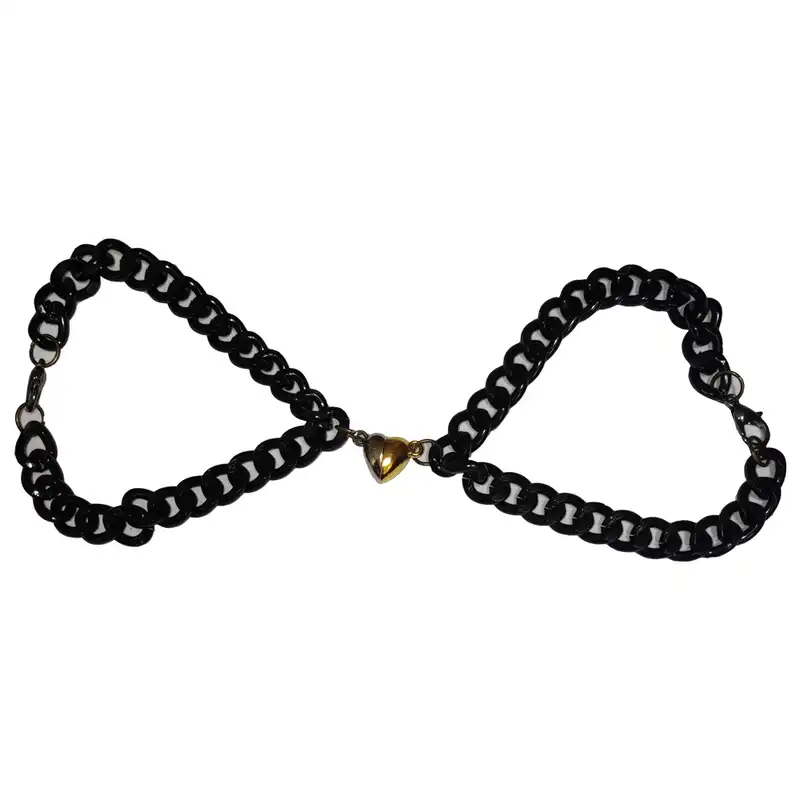 دستبند مدل مگنتی زنجیری کد 2910 مجموعه 2 عددی