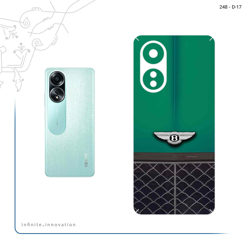 برچسب پوششی ماهوت مدل Bentley مناسب برای گوشی موبایل اپو A58 4G
