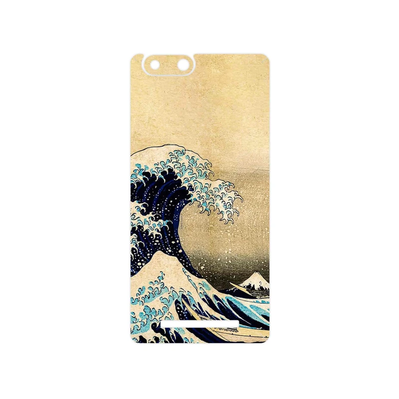برچسب پوششی ماهوت مدل The Great Wave off Kanagawa of Hokusai مناسب برای گوشی موبایل جی ال ایکس Pars