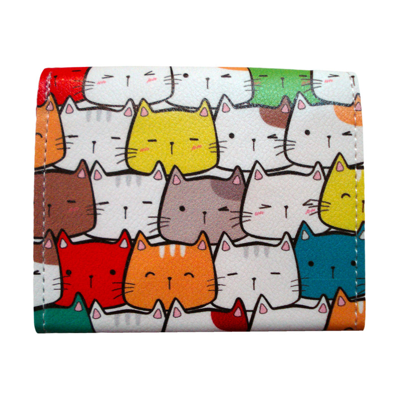 کیف پول دخترانه مدل cute cat کد 1001