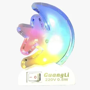 چراغ خواب کودک گانگلی مدل خورشید و ماه