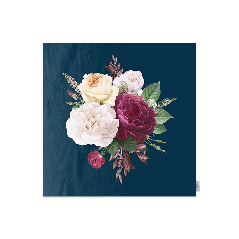 رومیزی شمسه نگار مدل گل بزرگ کد DPR63