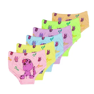 شورت اسلیپ دخترانه مدل دایناسور مجموعه 6 عددی