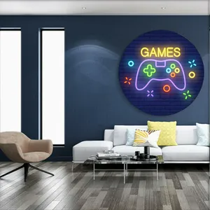 پوستر پارچه ای طرح نئون مدل گیم کد BK1530