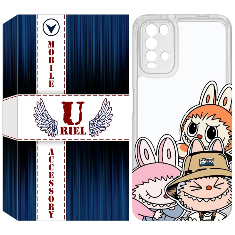 کاور یوریل مدل Clear کد 145 طرح لبوبو مناسب برای گوشی موبایل شیائومی Redmi 9T / Poco M3