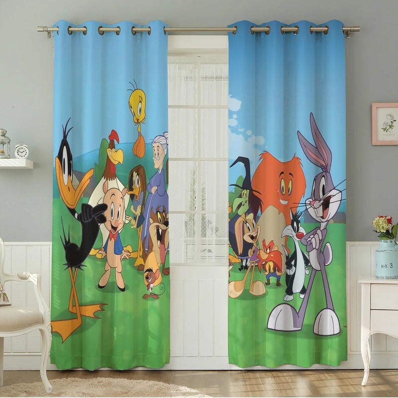 پرده نیروانا طرح کودک  مدل هازان کد 4786 سایز 140×280 سانتی متر