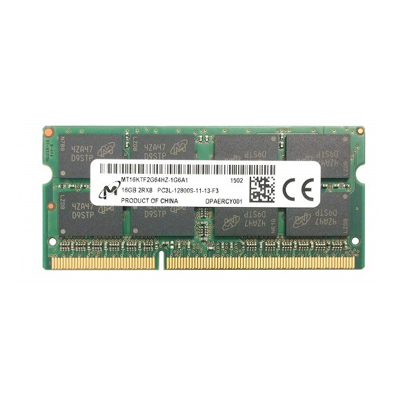 رم لپتاپ DDR3L تک کاناله 1600 مگاهرتز CL11 میکرون مدل PC3L-12800S ظرفیت 16 گیگابایت