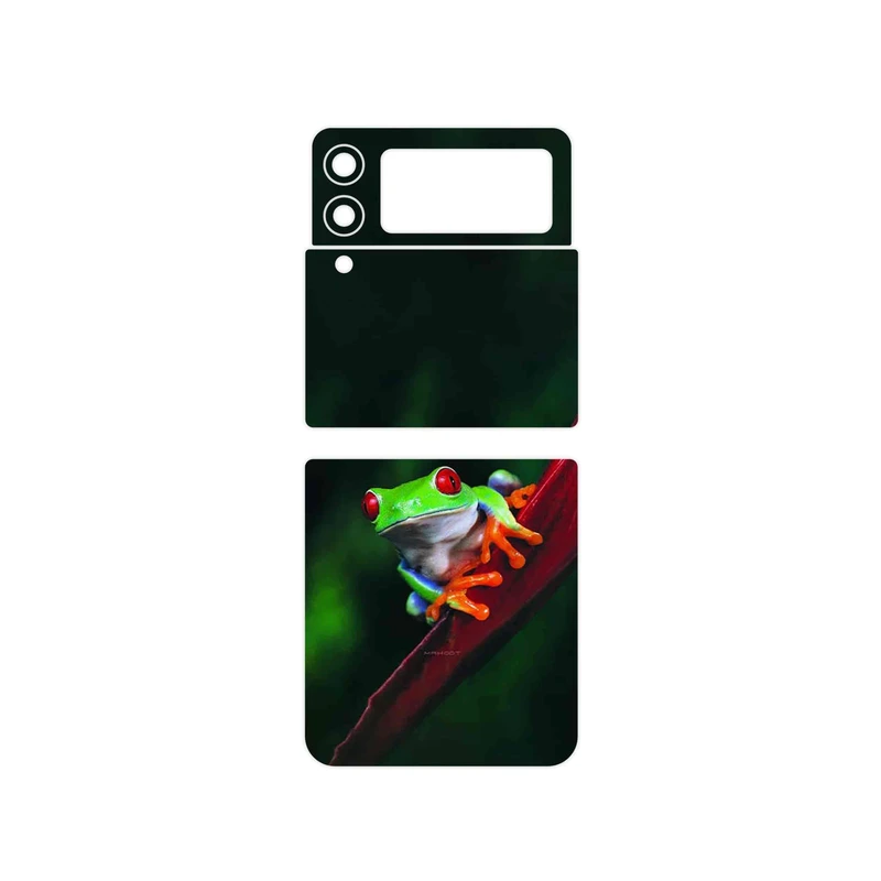 برچسب پوششی ماهوت مدل Frog مناسب برای گوشی موبایل سامسونگ Galaxy Z Flip3 5G