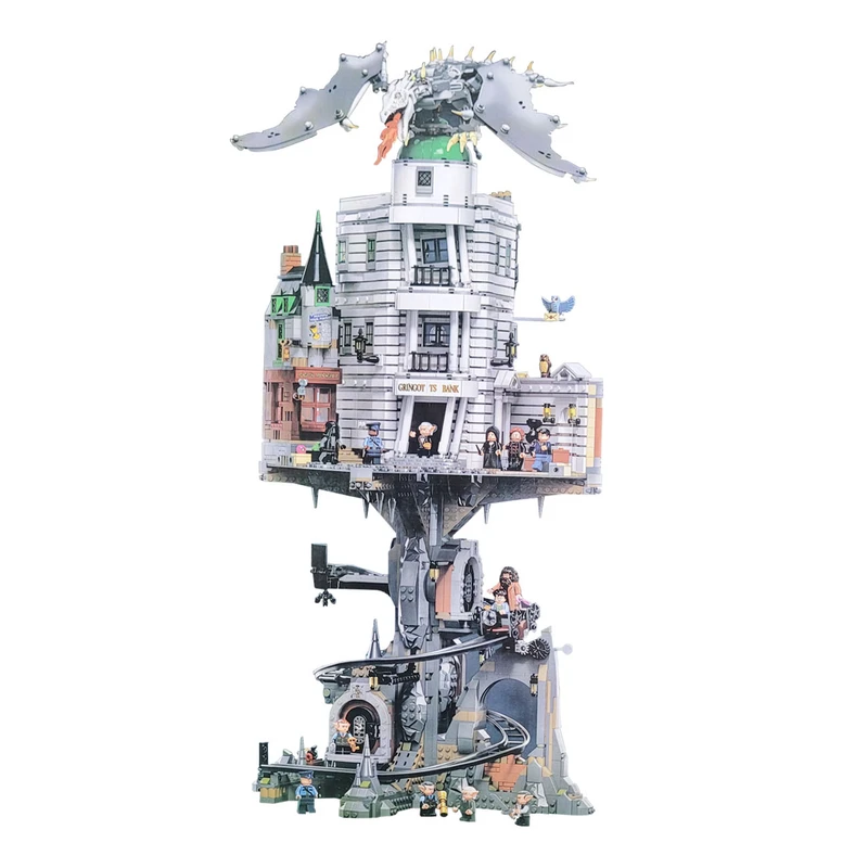 ساختنی 4803 تکه مدل بانک جادوگر گرینگوتز هری پاتر کد 90052