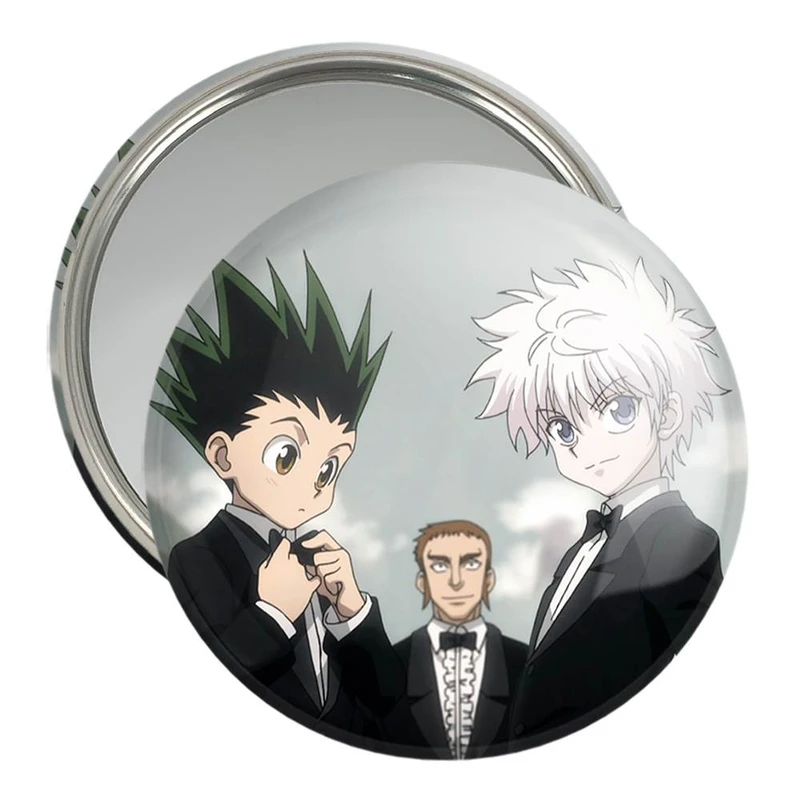 آینه جیبی خندالو مدل کیلوا و گون انیمه هانتر ایکس هانتر Hunter × Hunter  کد 11932
