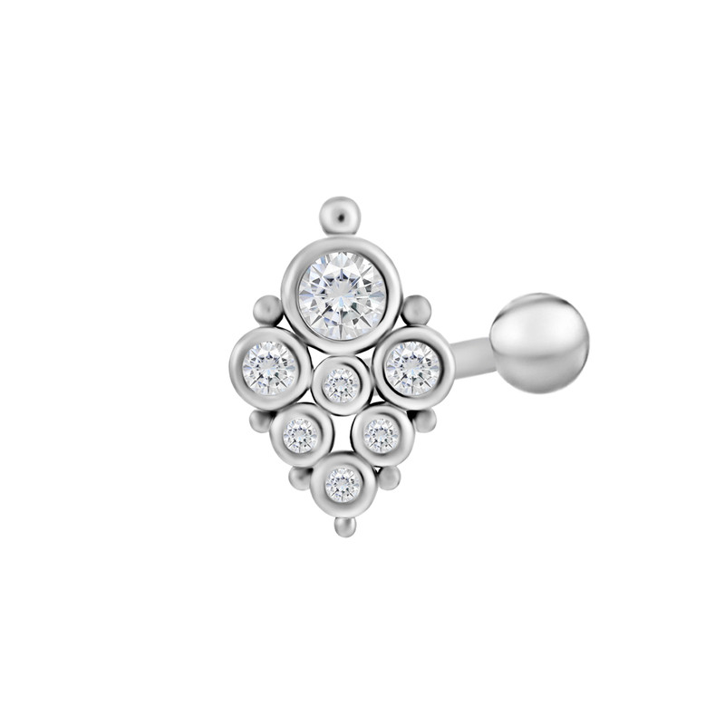 پیرسینگ گوش زنانه اقلیمه مدل HS180 پیرسینگ گوش زنانه اقلیمه مدل HS180