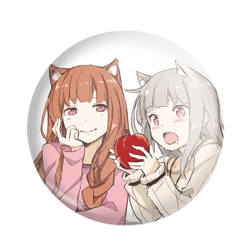 پیکسل خندالو مدل هولو و میوری انیمه ادویه و گرگ کد 36089