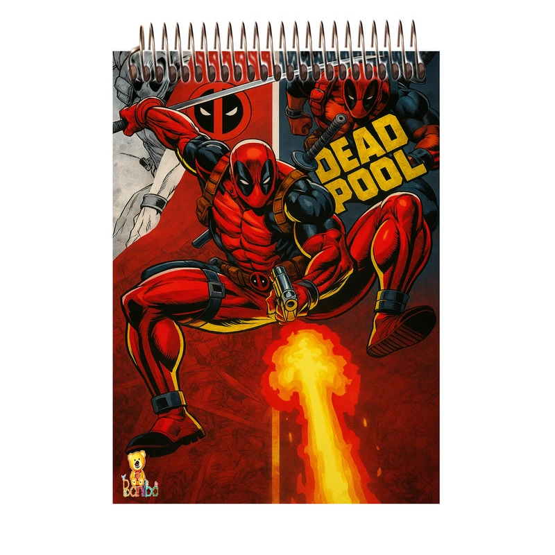 دفتر شطرنجی 100 برگ بانیبو مدل ددپول کد 1138