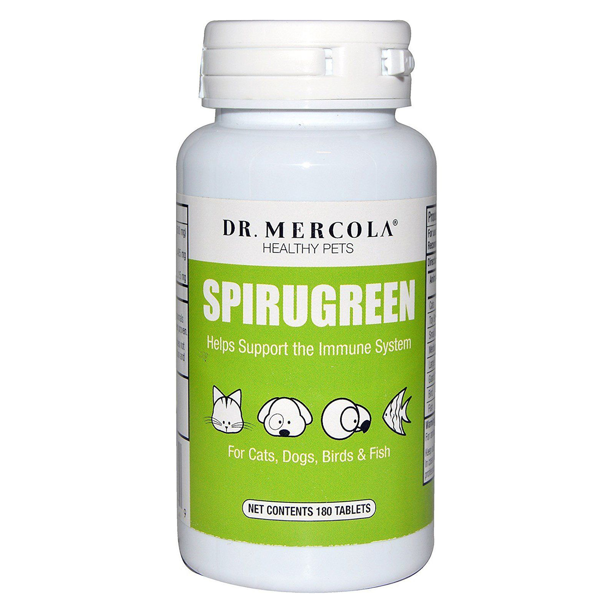 قرص مکمل غذای آبزیان اسپیرولینا دکترمرکولا مدل NATURAL SPIRULINA بسته 180عددی