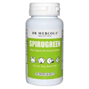 قرص مکمل غذای آبزیان اسپیرولینا دکترمرکولا مدل NATURAL SPIRULINA بسته 180عددی