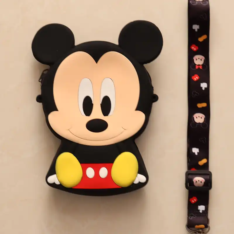 کیف رودوشی بچگانه مدل سیلیکونی طرح میکی موس