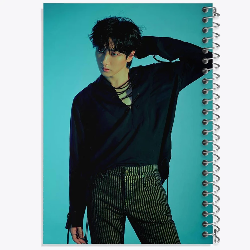 دفتر مشق 50 برگ خندالو مدل اینهیوک گروه سوپر جونیور Super Junior کد 21385