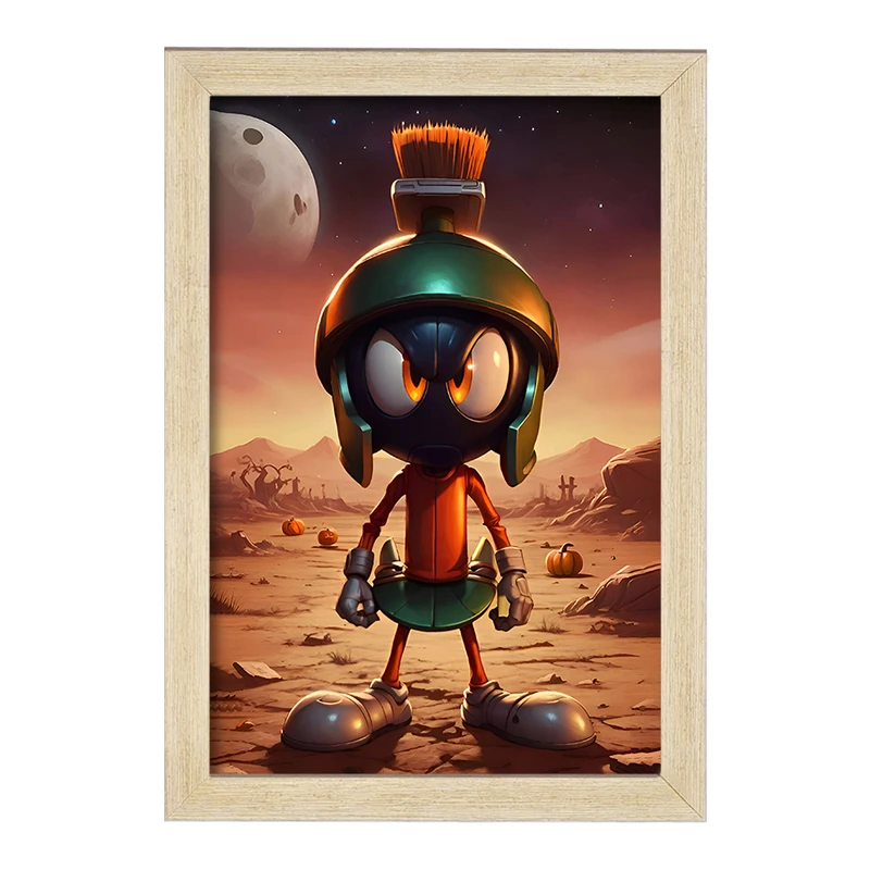 تابلو خندالو مدل ماروین مریخی (Marvin the Martian) کد F8165
