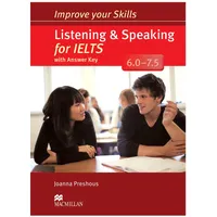 کتاب Improve your skills listening and speaking for IELTS 6-7.5 اثر Joanna Preshous انتشارات Mac millan