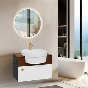 ست کابینت و روشویی آزالیا مدل M21C به همراه آینه بک لایت