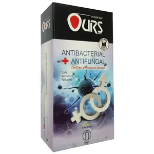کاندوم اورز مدل Antibacterial and Antifungal بسته 12 عددی