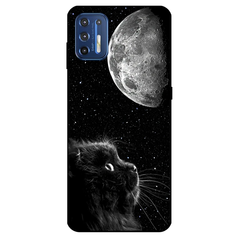 کاور مگافون طرح گربه مدل 1882 مناسب برای گوشی موبایل موتورولا Moto G9 Plus