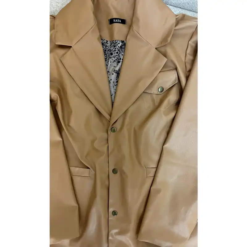 کت چرم زنانه مدل Sar-leth-02