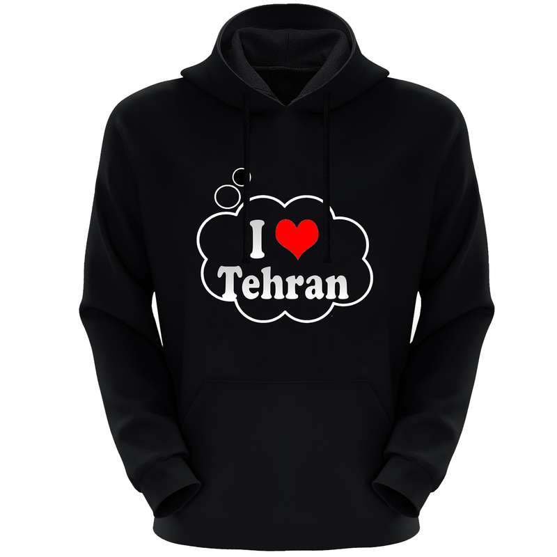 هودی زنانه مدل ابر قلب کد F345 رنگ مشکی