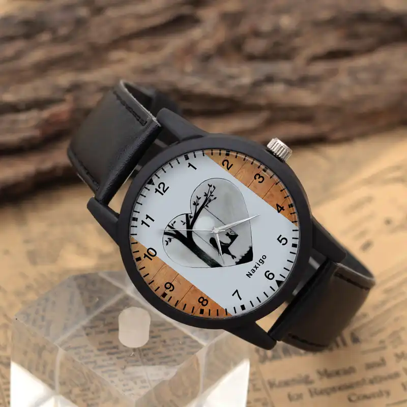 ساعت مچی عقربه ای ناکسیگو مدل دخترانه فانتزی کد LF12602